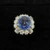 18K Gold Sapphire & Diamond Ring (Dayton, NJ)