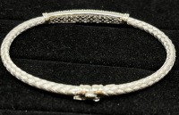 18K Simon G. Gold & Diamond Bangle Bracelet (Dayton, NJ)