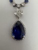 18K Gold Sapphire & Diamond Necklace (Dayton, NJ) - 2