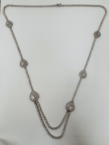 28K Gold & Diamond Necklace (Dayton, NJ)