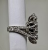 Platinum Diamond & Sapphire Ring (Dayton, NJ) - 3