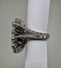 Platinum Diamond & Sapphire Ring (Dayton, NJ) - 4