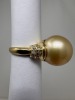 18K Gold Pearl & Diamond Ring (Dayton, NJ) - 6