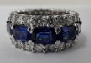 18K Gold Sapphire & Diamond Ring (Dayton, NJ)