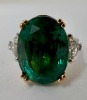 Platinum Emerald & Diamond Ring (Dayton, NJ)