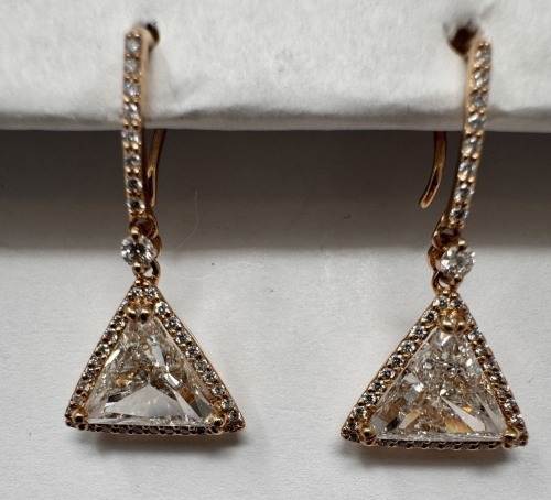 14K Gold & Diamond Earrings (Dayton, NJ)