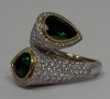18K Gold Emerald & Diamond Ring (Dayton, NJ)