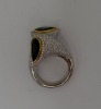 18K Gold Emerald & Diamond Ring (Dayton, NJ) - 3