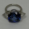 Platinum Sapphire & Diamond Ring (Dayton, NJ)