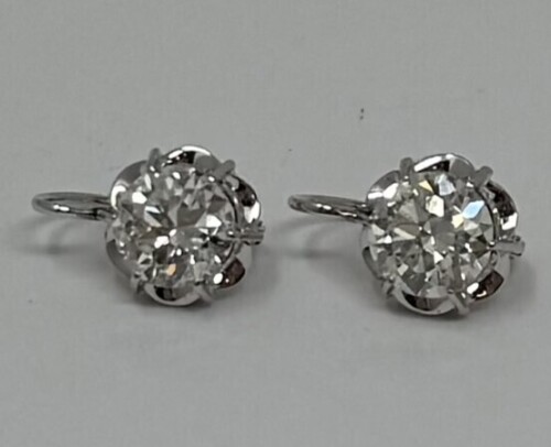 18K Gold & Diamond Earrings (Dayton, NJ)