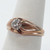 14K Gold and Diamond Ring - 2