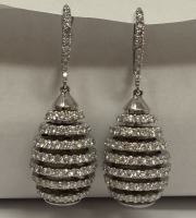 18K Gold & Diamond Earrings (Dayton, NJ)