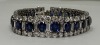 Platinum Sapphire & Diamond Bracelet (Dayton, NJ)