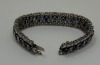 Platinum Sapphire & Diamond Bracelet (Dayton, NJ) - 4