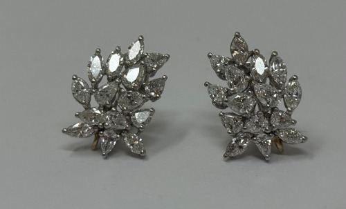 Platinum & Diamond Earrings (Dayton, NJ)