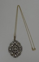 Gold, Platinum & Diamond Necklace (Dayton, NJ)