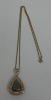 18K Gold Chain & Diamond Pendant Necklace (Dayton, NJ)