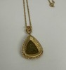 18K Gold Chain & Diamond Pendant Necklace (Dayton, NJ) - 2