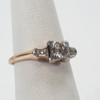 14K Gold and Diamond Ring