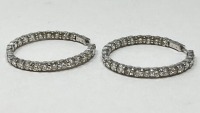14K Gold & Diamond Hoop Earrings (Dayton, NJ)