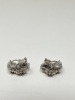 18K Gold Sapphire & Diamond Earrings (Dayton, NJ) - 5