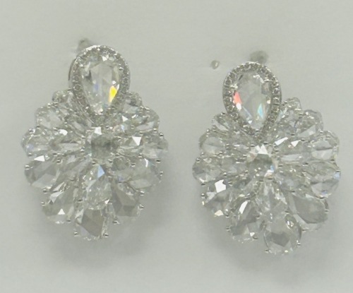 18K Gold & Diamond Earrings (Dayton, NJ)