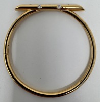 18K Gold & Diamond Bangle Bracelet (Dayton, NJ)