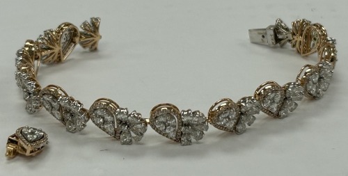 14K Gold Diamond Bracelet (Dayton, NJ)