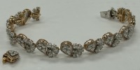 14K Gold Diamond Bracelet (Dayton, NJ)