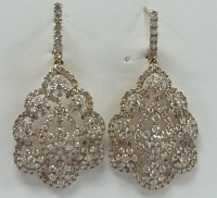 18K Gold Diamond Earrings (Dayton, NJ)