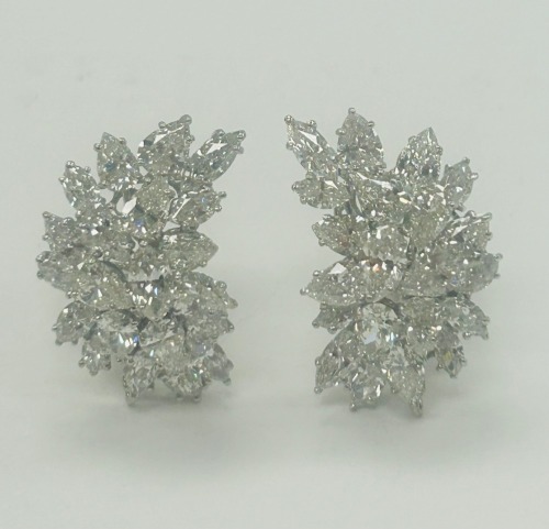 Platinum Diamond Earrings (Dayton, NJ)