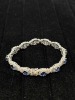 18K Gold Sapphire & Diamond Bracelet (Dayton, NJ) - 6