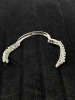 18K Gold Diamond Hinged Bangle Bracelet (Dayton, NJ) - 2