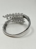 18K Gold Diamond Hinged Bangle Bracelet (Dayton, NJ) - 3