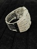 18K Gold Diamond Hinged Bangle Bracelet (Dayton, NJ) - 4
