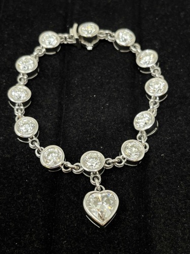 18K Gold Diamond Bracelet (Dayton, NJ)