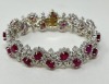 18K Gold Diamond & Ruby Bracelet (Dayton, NJ)