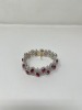 18K Gold Diamond & Ruby Bracelet (Dayton, NJ) - 2