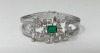 14K Gold Emerald & Diamond Bracelet (Dayton, NJ)