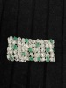 18K Gold Emeald & Diamond Bracelet (Dayton, NJ) - 4