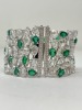 18K Gold Emeald & Diamond Bracelet (Dayton, NJ) - 6
