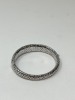 14K Gold Diamond Hinged Bangle Bracelet (Dayton, NJ) - 3