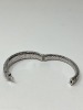 14K Gold Diamond Hinged Bangle Bracelet (Dayton, NJ) - 4