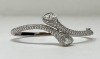 18K Gold Montega Diamond Hinged Bangle Bracelet (Dayton, NJ)