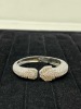 Platinum "David Webb" Diamond Hinged Bangle (Dayton, NJ) - 2
