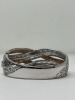 18K Gold "Montego" Diamond Hingled Bangle (Dayton, NJ) - 5