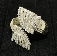 Platinum & Gold Hindged Bracelet (Dayton, NJ)