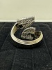 Platinum & Gold Hindged Bracelet (Dayton, NJ) - 3