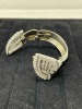 Platinum & Gold Hindged Bracelet (Dayton, NJ) - 5