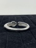 Platinum "David Webb" Diamond Hinged Bangle (Dayton, NJ) - 3